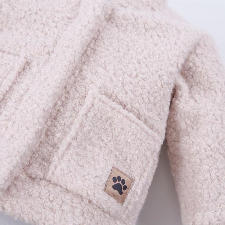 Kurtka dziewczęca, beżowa, Eevi