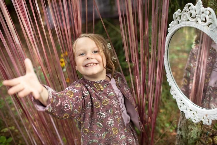 Kurtka dziewczęca, fioletowa, Pinokio