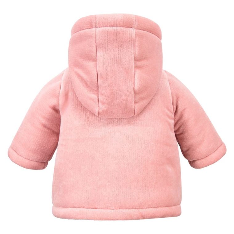 Kurtka dziewczęca z kapturem, różowa, Eevi