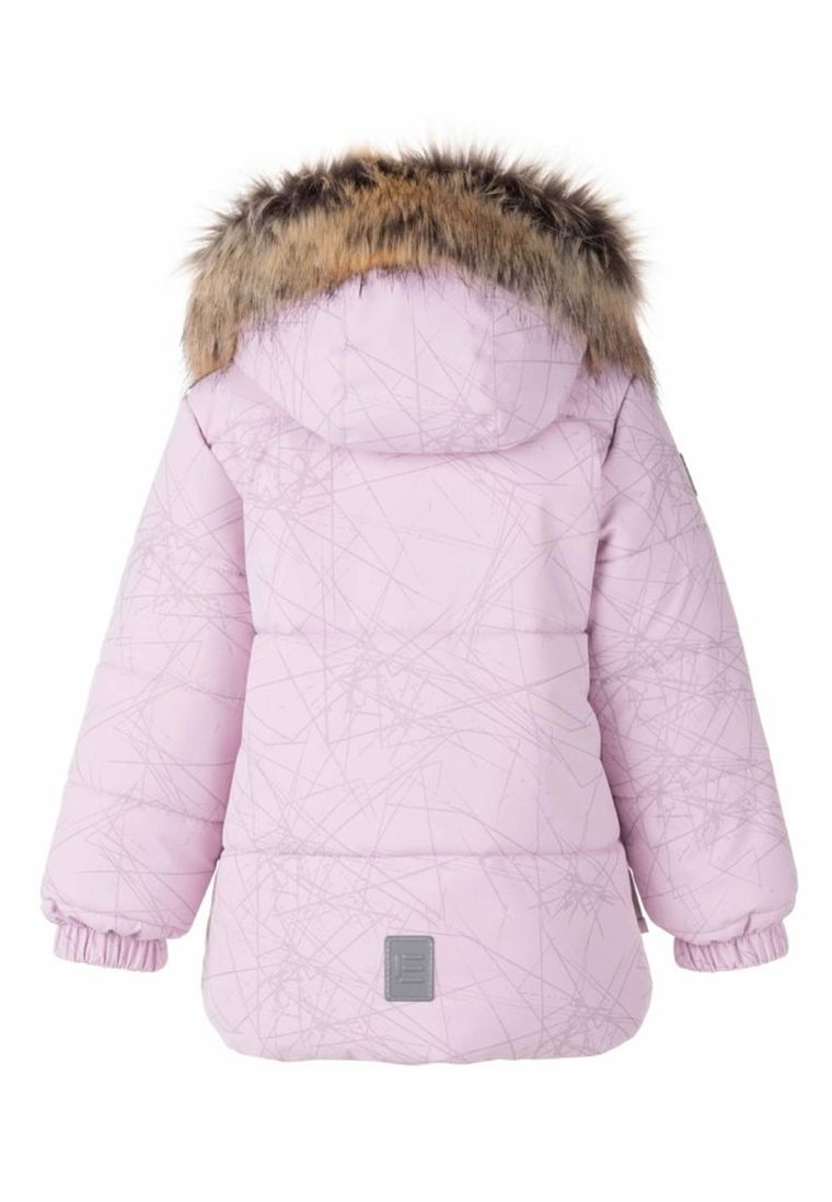 Kurtka dziewczęca z kapturem, różowa, Lenne