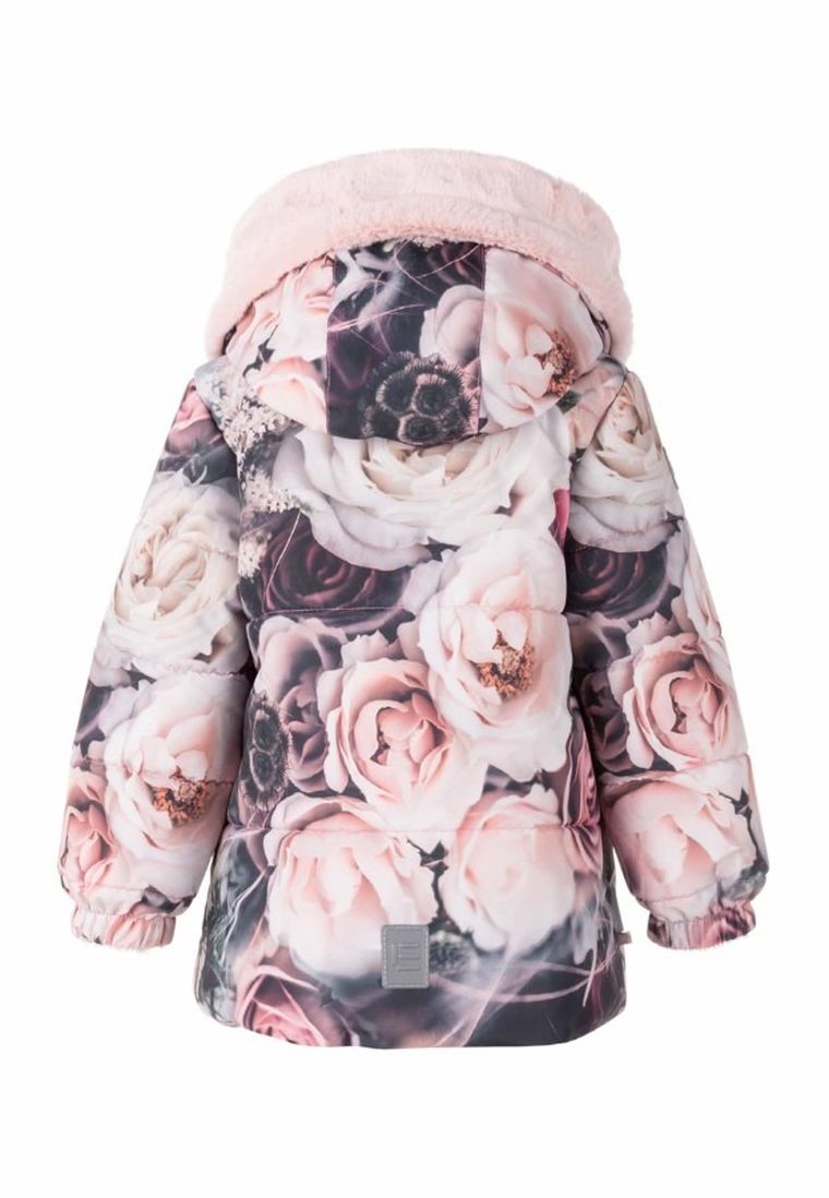 Kurtka dziewczęca z kapturem, różowa, Lenne