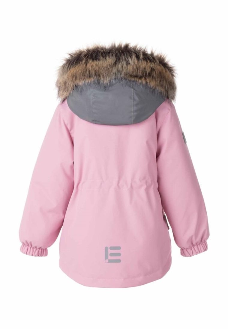Kurtka dziewczęca z kapturem, różowa, Lenne
