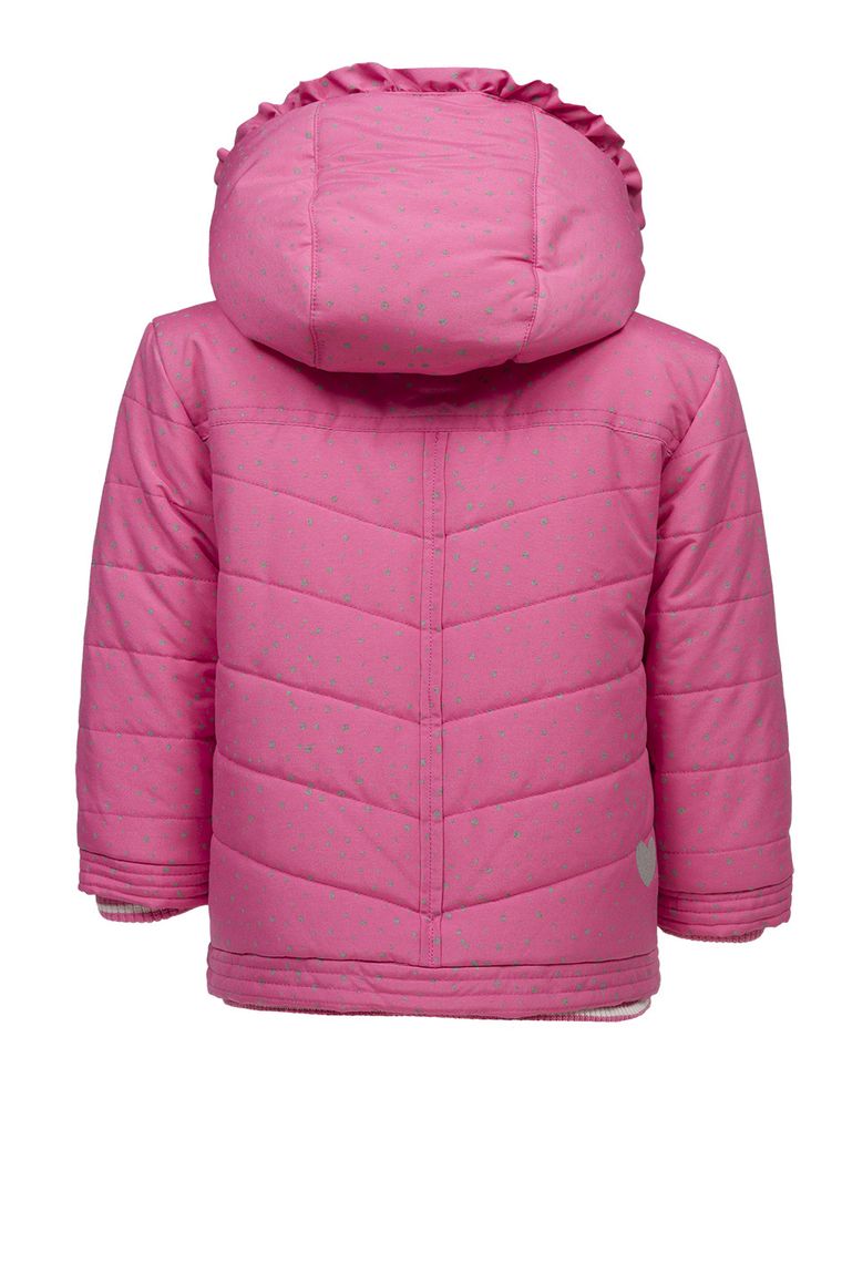 Kurtka dziewczęca z kapturem, różowa, Lief