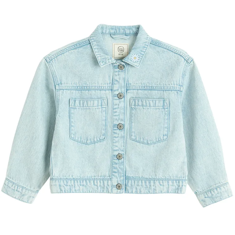 Kurtka jeansowa z kołnierzykiem Cool Club