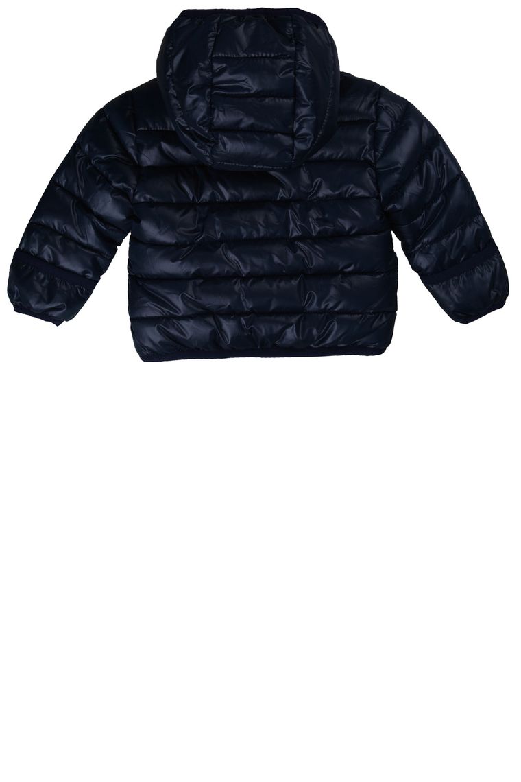 Kurtka jesienna dziecięca z kapturem, granatowa, Kanz