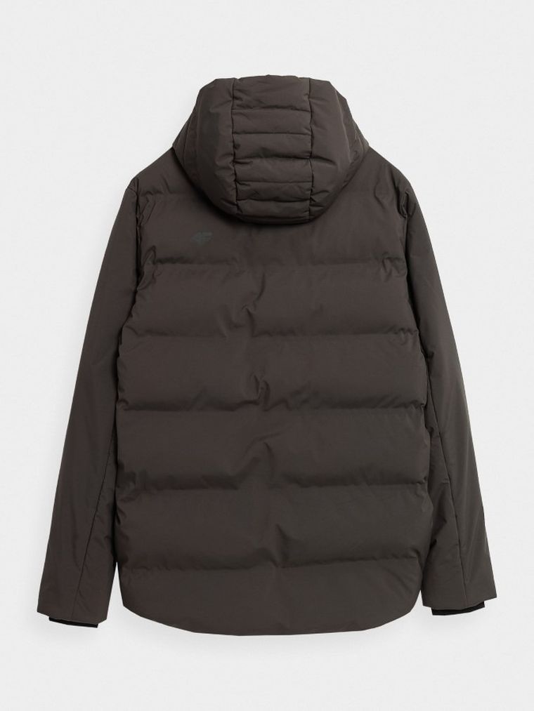 Kurtka męska z kapturem, khaki, 4F