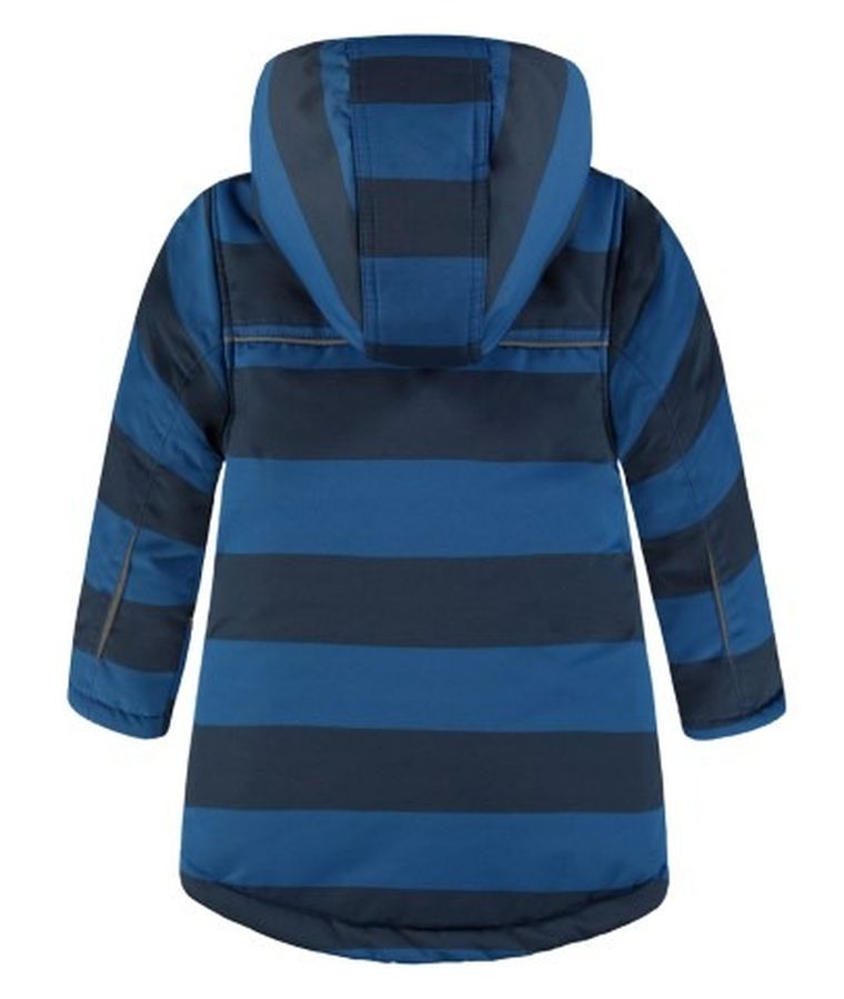 Kurtka narciarska chłopięca z kapturem, niebieska, Kanz