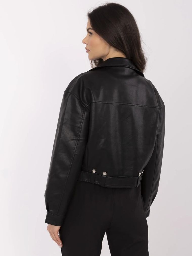 Kurtka ramoneska damska, czarna, Factory Price