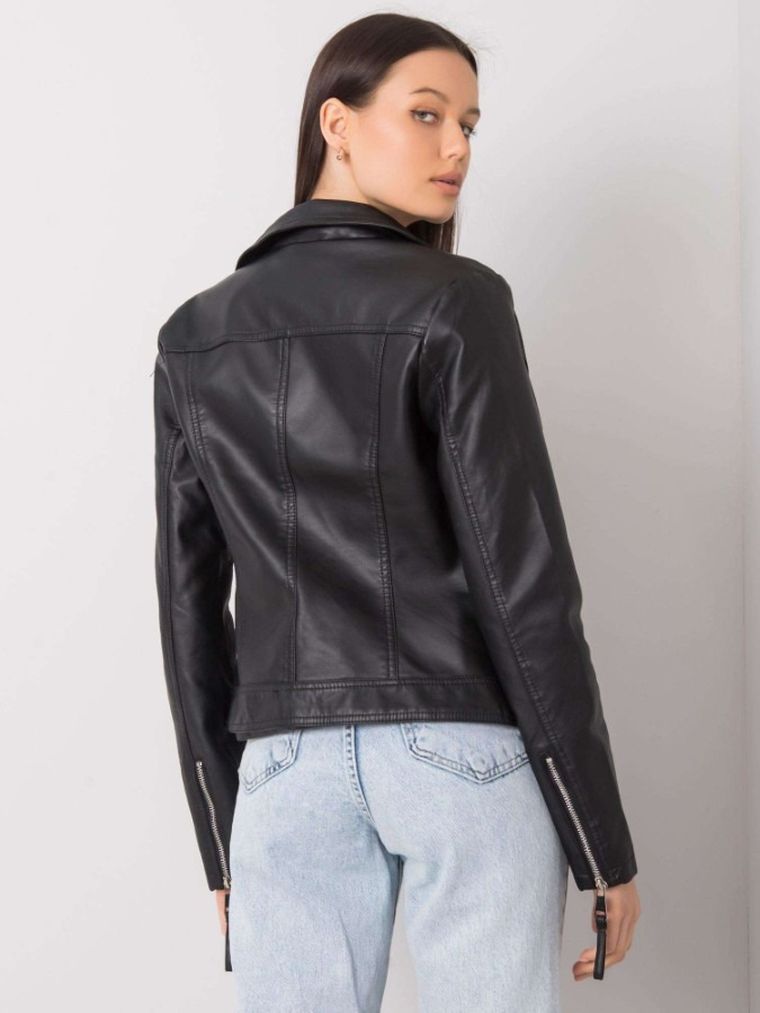 Kurtka ramoneska damska, czarna, Forget Me Not Fashion