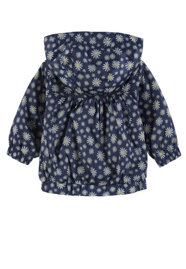 Kurtka wiosenna dziewczęca z kapturem, granatowa, Kanz