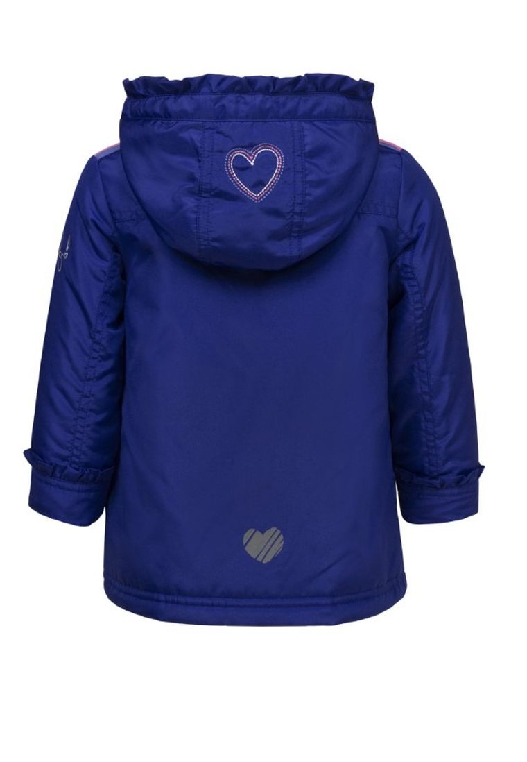 Kurtka wiosenna dziewczęca z kapturem, granatowa, Lief