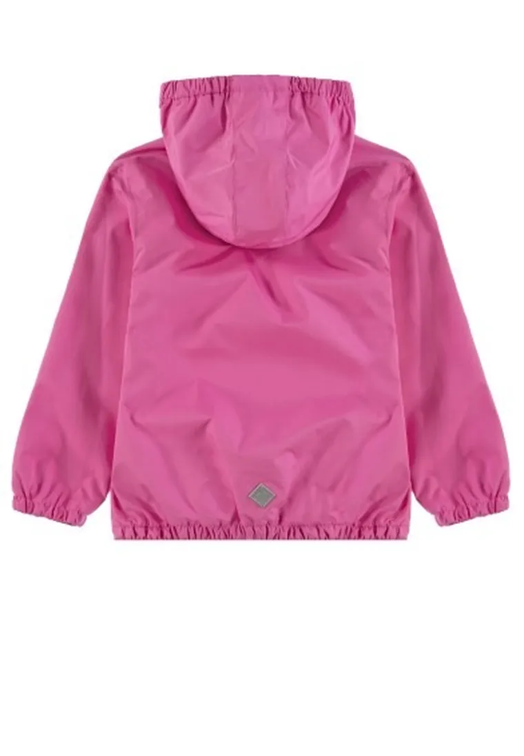 Kurtka wiosenna dziewczęca z kapturem, różowa, Kanz