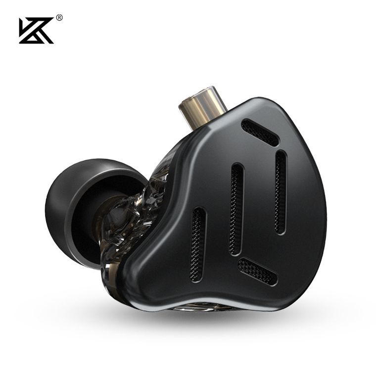 KZ Acoustics, słuchawki dokanałowe, czarne