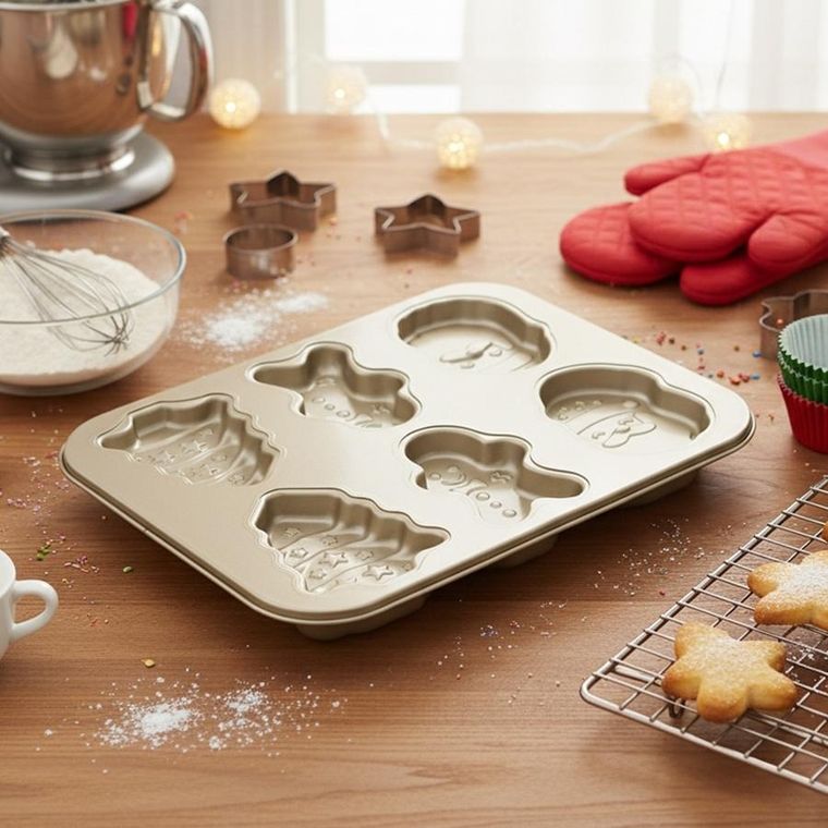 La Cucina, forma do ciastek, stalowa, 35-26,5 cm