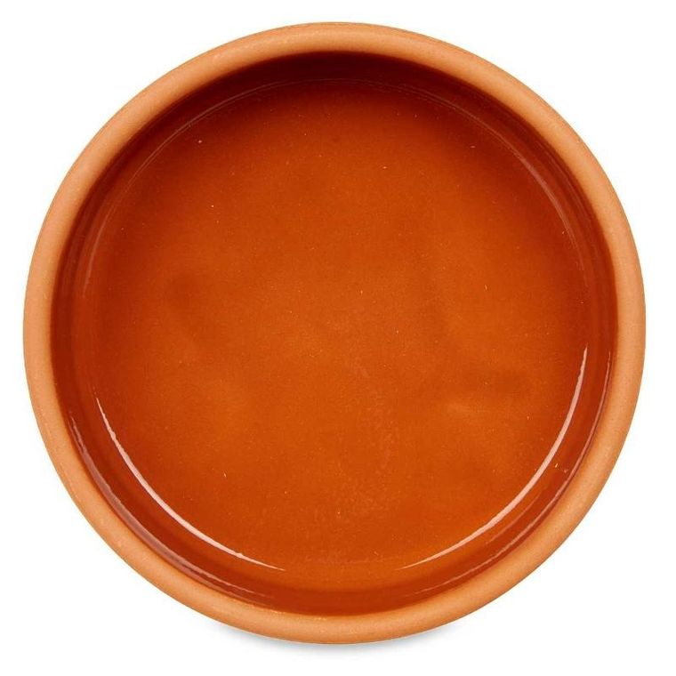 La Dehesa, naczynia gliniane, miski ze szkliwionym wnętrzem, brązowe