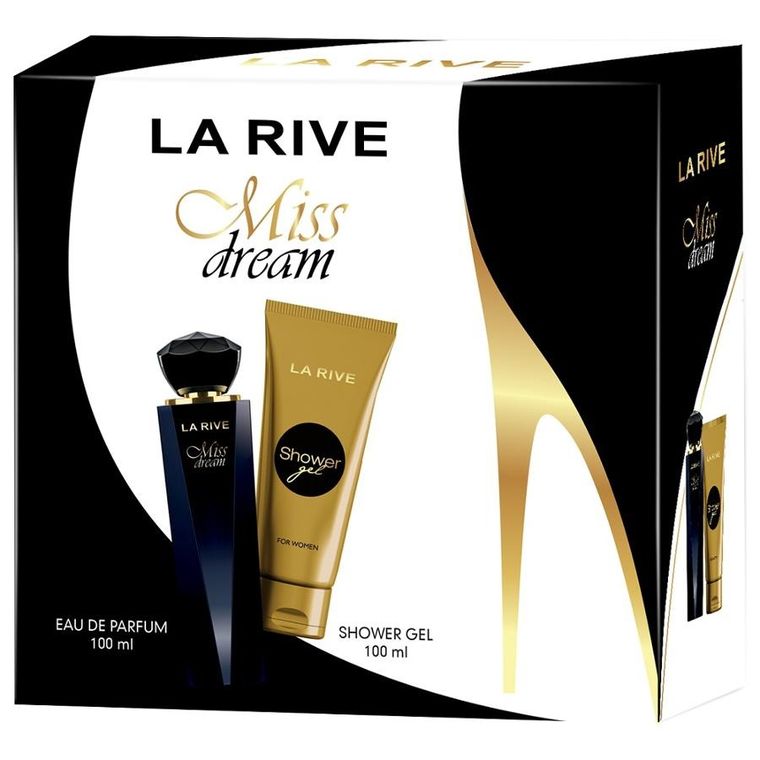 La Rive, Miss Dream For Woman, zestaw, woda perfumowana, spray, 100 ml + żel pod prysznic, 100 ml