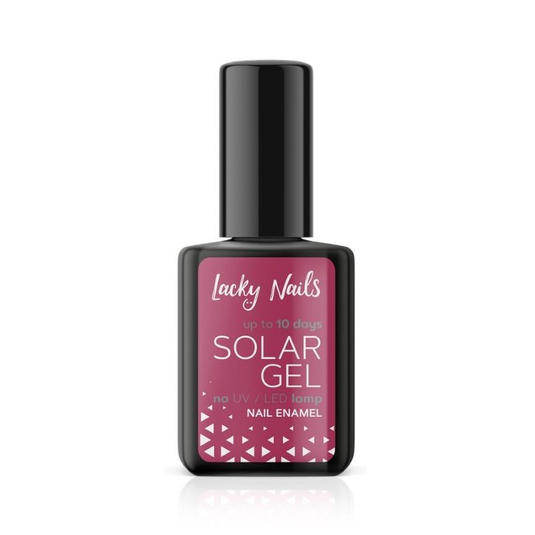Lacky Nails, Solar Gel, lakier do paznokci, 09 Fushia, 10 ml