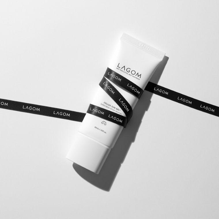 Lagom, Cellus Sun Gel+ Spf50+ Pa++++, nawilżający żel przeciwsłoneczny do codziennej ochrony, 40 ml