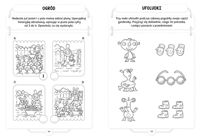 Łamigłówki 6-letniej główki. Labirynty, krzyżówki, zadania logiczne