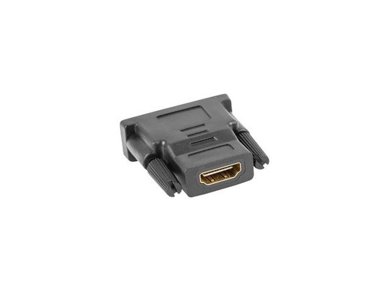 Lanberg, adapter, AD-0010-BK, HDMI F - DVI-D, 24+1 M, czarny