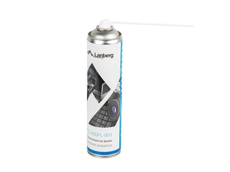 Lanberg, Air Duster, sprężone powietrze, CG-600FL-001, 600 ml
