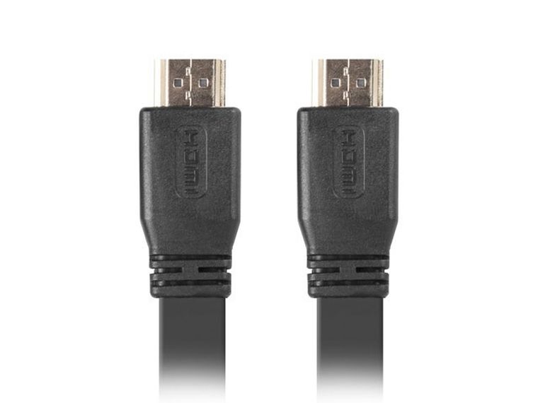 Lanberg, kabel Ca-hdmi-21cu-0010-bk, hdmi M - hdmi M, 1m, czarny