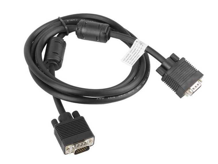 Lanberg, kabel d-sub vga M - D-sub vga M, 1.8m, czarny