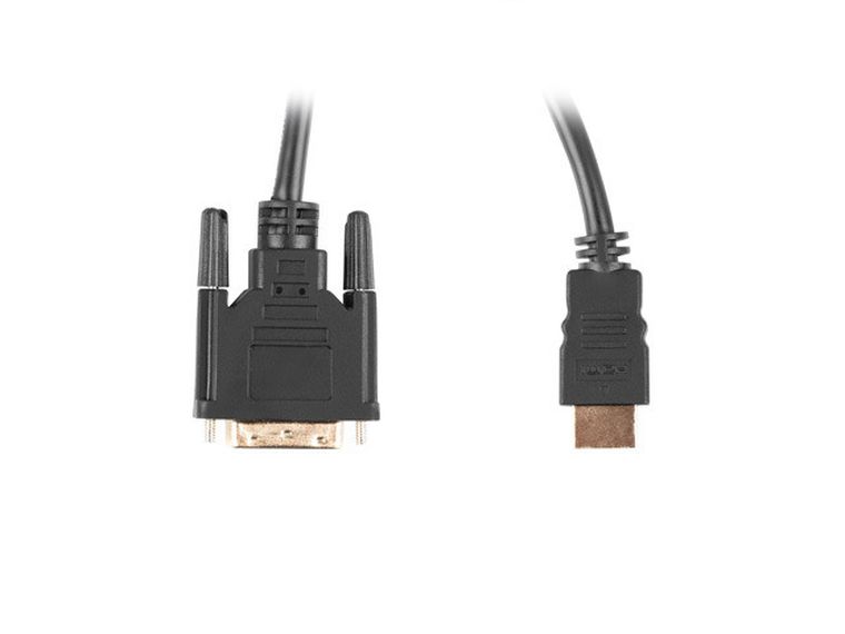 Lanberg, kabel, HDMI M - Dvi-d (24+1) M, 1,8m, czarny