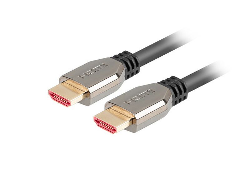 Lanberg, kabel HDMI M/m, V2.1, 1m, 8K, 60hz