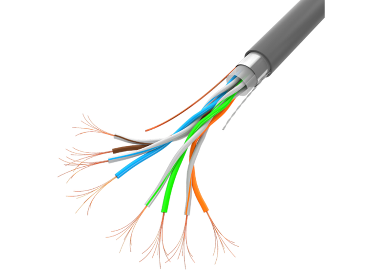 Lanberg, kabel LAN FTP, 100MB/S 305M LINKA CCA, szary