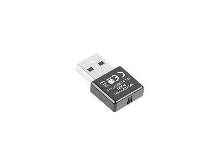 Lanberg, karta sieciowa, N300 NC-0300-WI, USB 2.0, Złącze anteny WiFi