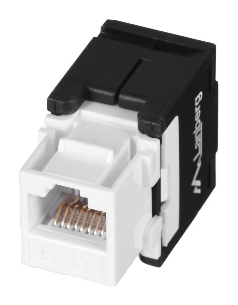 Lanberg, moduł keystone, bez narzędziowy do patch paneli, KSU5-2000, kat. 5e