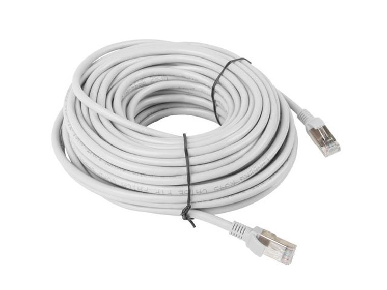 Lanberg, patchcord, kat. 5e, 20m, szary