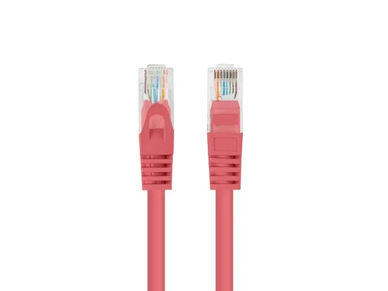 Lanberg, patchcord, KAT.6 FTP, 0.25m, czerwony, FLUKE PASSED, 10 szt.