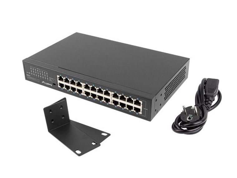 Lanberg, switch, RSGE-24 RACK 19" (24-PORT, 1GB)