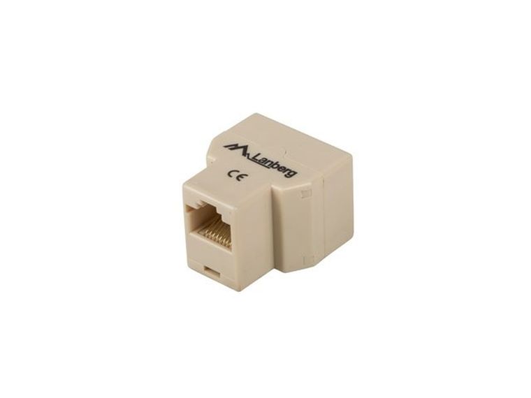 Lanberg, złączka sieciowa, RJ45, 2X RJ45, AD-RJ45-2RJ45-OU