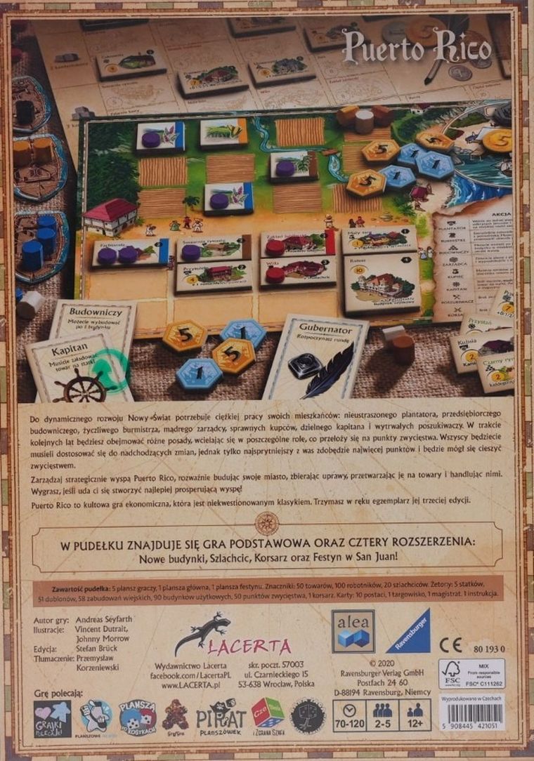 Lancerta, Puerto Rico, III edycja, gra ekonomiczna