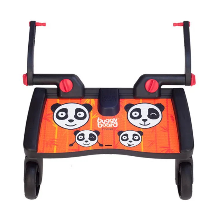 Lascal, Buggyboard Maxi, dostawka do wózka, Panda Jungle, pomarańczowa
