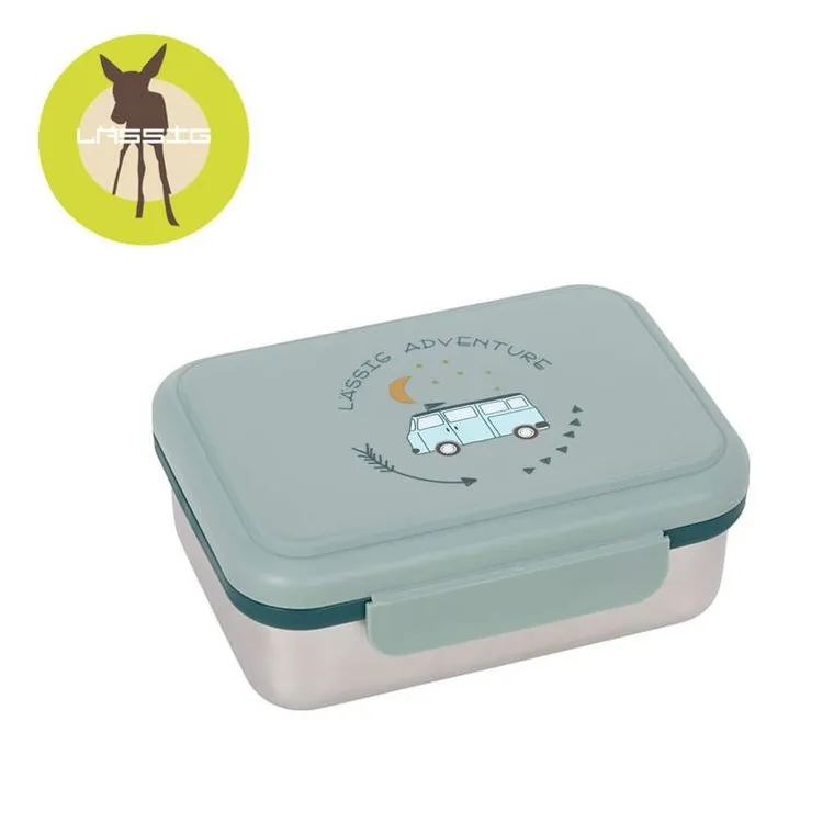 Lassig, Adventure, lunchbox ze stali nierdzewnej, bus