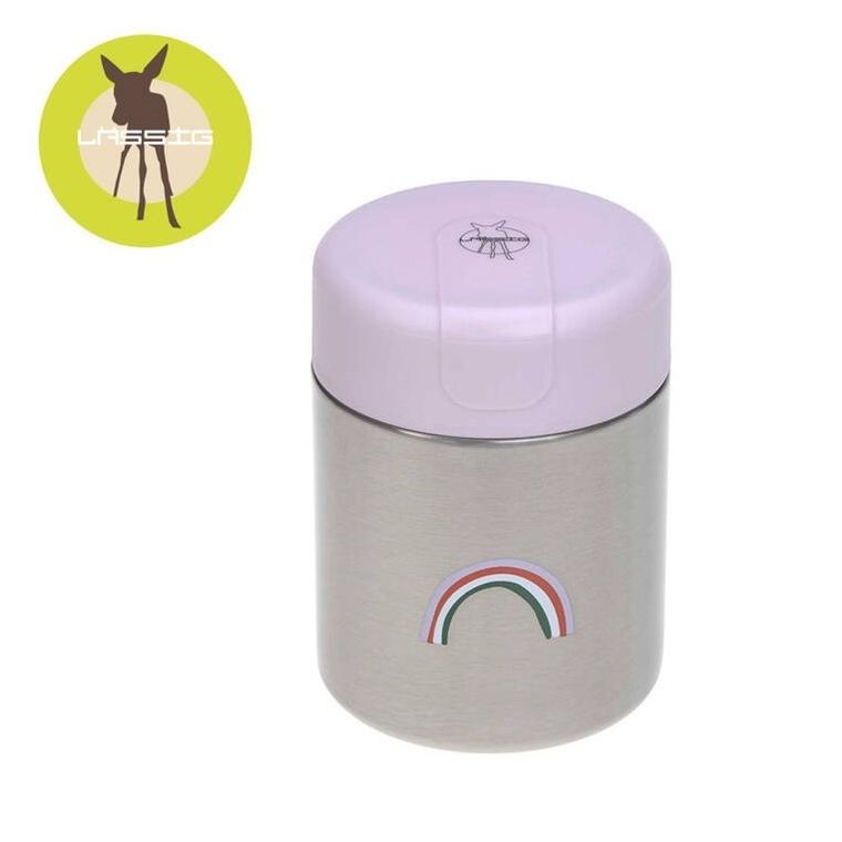 Lassig, Happy Rascals Heart, termos obiadowy, pojemnik, 315 ml, lavender