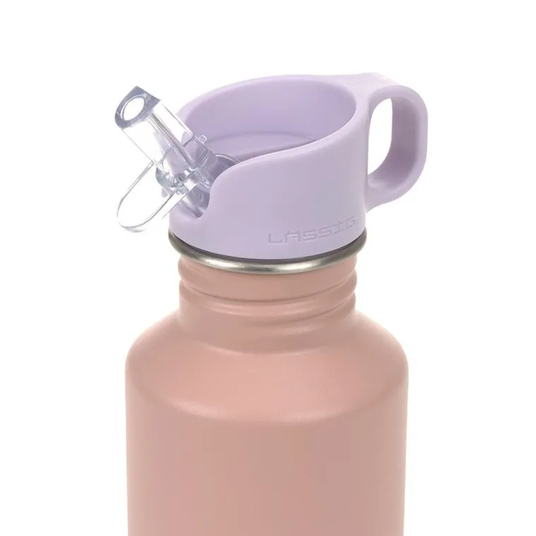 Lassig, Pattern Party, bidon ze stali nierdzewnej, Rose/Lilac, 500 ml