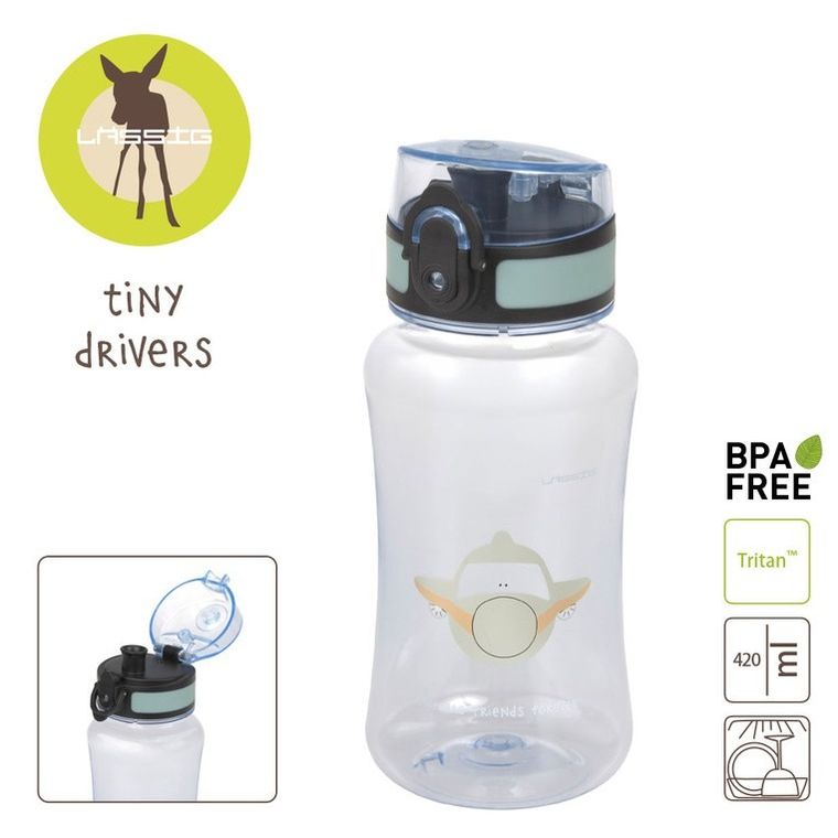 Lassig, Tiny Drivers, bidon, butelka tritanowa, Samolot, 420 ml