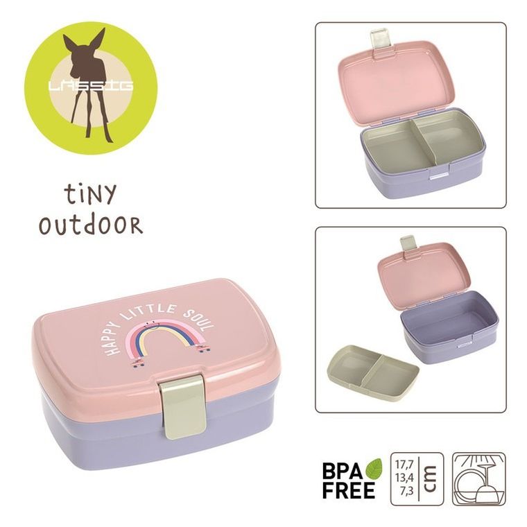 Lassig, Tiny Outdoor, Rainbow, lunchbox z wkładką