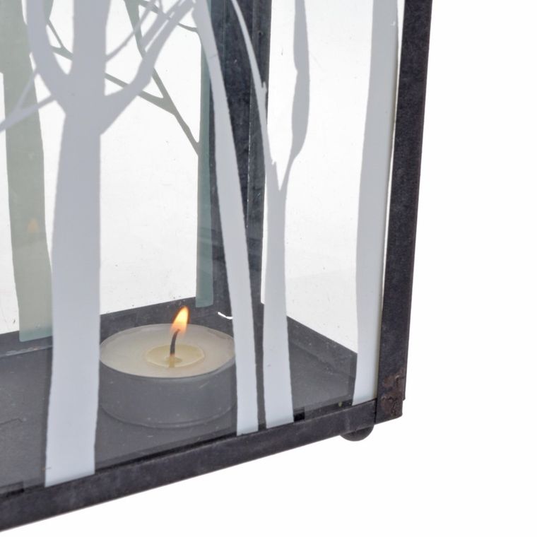 Latarnia z drzewami, 20.5-12.5-22.5 cm