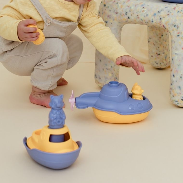 Le Jouet Simple, pierwsza łódź podwodna, 2w1, niebieska