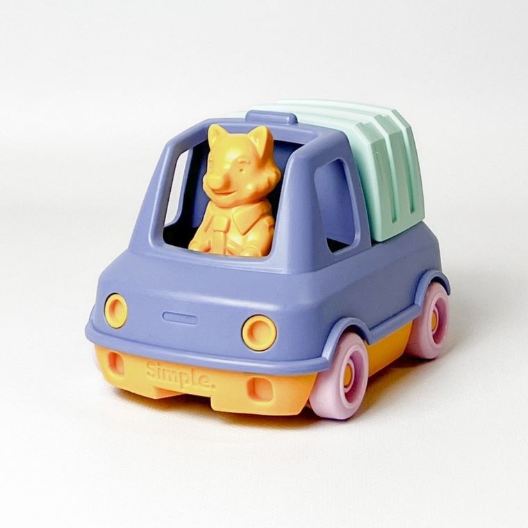 Le Jouet Simple, pierwsza śmieciarka, niebieska