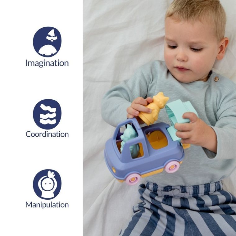 Le Jouet Simple, pierwszy wóz strażacki, niebieski