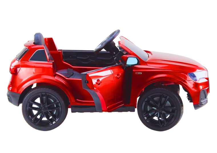 Lean Cars, Audi Q7, pojazd na akumulator, czerwony