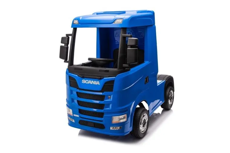 Lean Cars, auto na akumulator, Scania 500R HL698 4-4, niebieskie