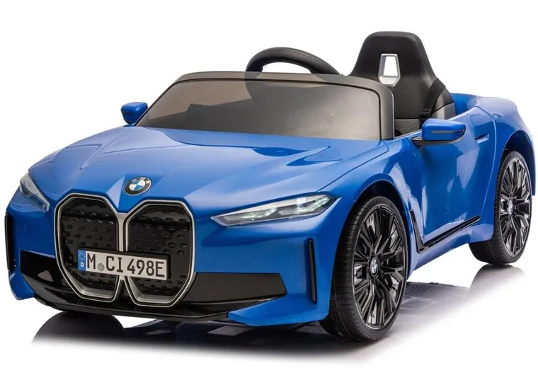 Lean Cars, BMW I4, pojazd na akumulator 4-4, JE1009, niebieski